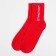 Male socks "dangerous" size 41-44 (27-29 cm), red