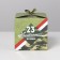 Gift folding box, packaging, “real man”, February 23, 12 x 12 c 12 cm
