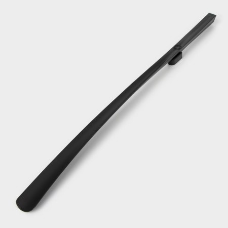 Spoon for shoes with a magnetic holder, 61.5x4.1x2 cm, plastic, black color