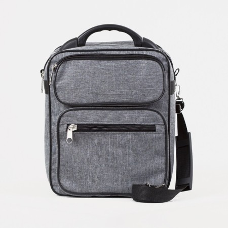 Male bag, "ZFTS", color gray color