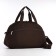 Sports bag with lightning, external pocket, long belt, brown color