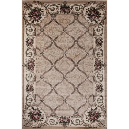 Rectangular carpet Merinos colizey, size 150x230 cm, color Beige