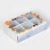 New Year. Box for 6 sweets "Miracles Time", 13.7 x 9.8 x 3.8 cm, confectionery packaging