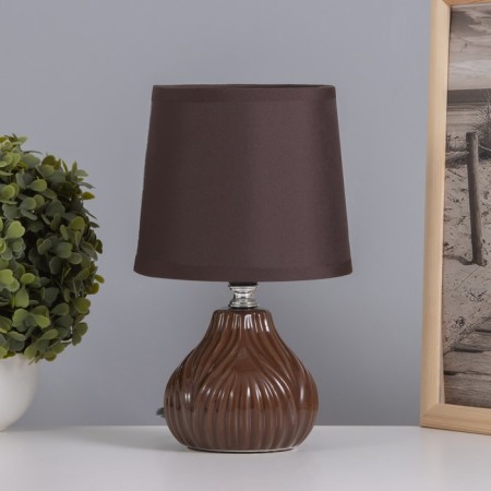 HEARD LAM "Hugo" 1x40W E14 brown 14.5x14.5x24cm