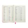 Leduced Diary A5, 140l, cell, leatherette, elastic band, yellow cut, fuchsia