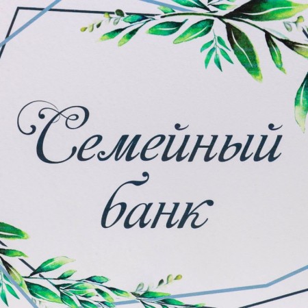 Family Bank "Rustik", 21.5 x 13.5 x 17.5cm, MDF-4
