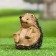 Garden figure "Hedgehog" brown, 10x6.5x10cm