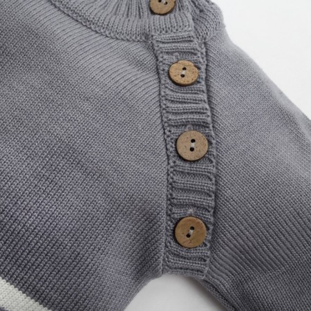 Knitted crumb set "Trendy" growth 68-74 cm, color gray color-2