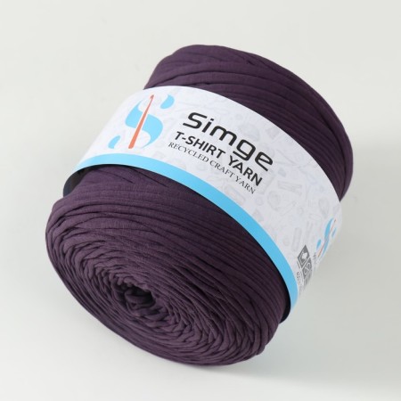Knitted yarn secondary 90% cotton, 10% p/e, 100m/450 ± 50 g (lilac) mix-2