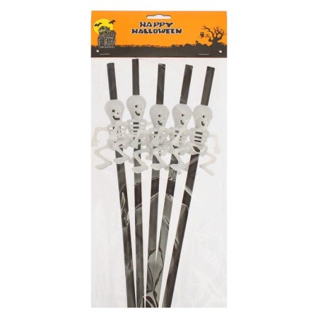 A joke pipe for the Skeleton cocktail, a set of 5 pcs.-2