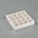 Box for 16 sweets with cells "White", 19 x 19 x 3 cm
