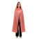 Carnival cloak adult, atlas, coral length 120cm