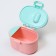Container for storage of baby food "Crown", 240 gr., Pink color