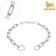 Collar - Metal strand, welded chain, 60 cm, wire thickness 3.5 mm