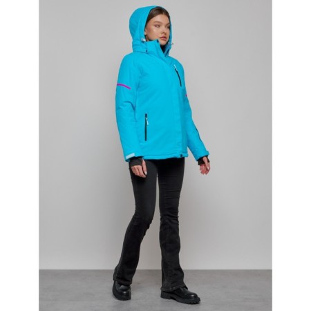 Ski jacket female, size 42, blue color-20