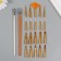 Tool for creativity n-r 22 items (2 holders + 20 nozzles) 2x12.5x29.5 cm