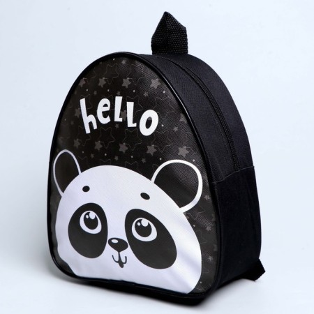 Children's set "Panda" (backpack+cap), river. 52-54 cm-1
