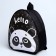Children's set "Panda" (backpack+cap), river. 52-54 cm