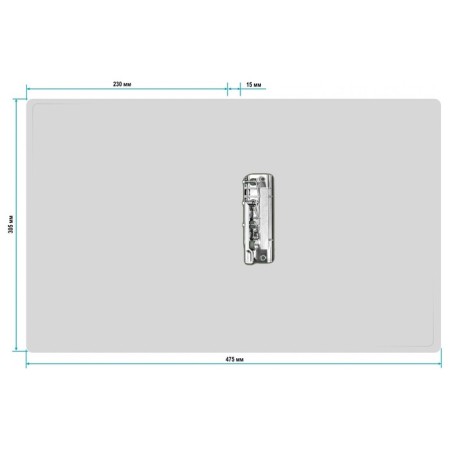 Folder with A4 clamp, 500 microns, spine 15 mm, calligrata, up to 100 sheets, white-2