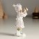 Souvenir Polystone Suspension "Baby with a favorite in a hat" 4x4x10.5 cm