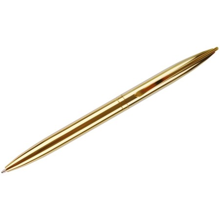 Ballpoint handle Meshu Gold, blue rod, metal case-2