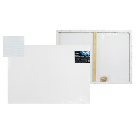 Canvas on the subframe, cotton 100%, 1.6 x 50 x 70 cm, acrylic soil, fine -grained, 280 g/m²