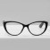 Glasses GA0512 (Color: C1 black; diopter: +2.5; Toning: no)