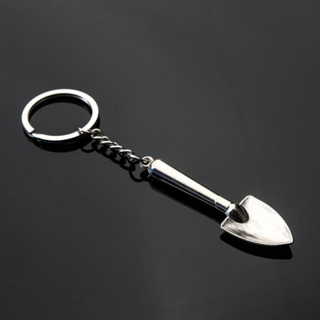 Cartage keychain, shovel