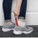 Spoon for shoes, with a ring, color mix