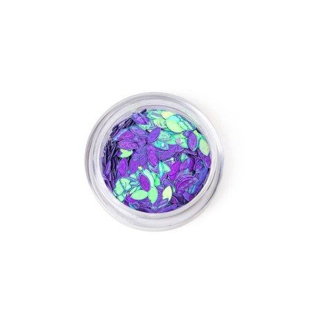 Sequins for decor "petal", purple