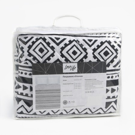 Cover Love Life 2 joint venture "ethnic" 180x220 ± 5cm, Novosatin, 100% p/e-3