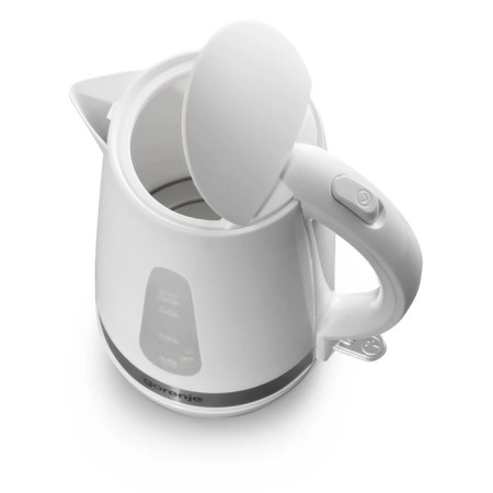 Gorenje K17WE kettle, metal/plastic, 1.7 l, 2200 watts, white/silver-1