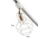 TRUKOL LOMK "Ortico" E14 40W white 20x14x13cm