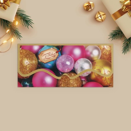 A set of molding envelopes "Wonderful New Year" 10 pieces, 17 x 8 cm, New Year-22