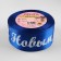 Atlase tape “Happy New Year!”, 40 mm, 23 ± 1 m, blue/white color No. 122