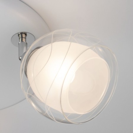 Citilux “Samba” CL158131, 36x36 cm, 3x75W, E27, black and white color-4