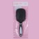 The comb is massage, wide, with a mirror, 8.3 × 24 cm, black/white color