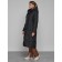 Coat insulated winter female, size 46, black color