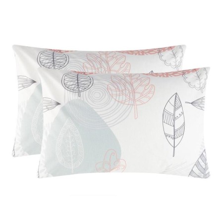 Set of pillowcases "Ethel" Leaves (type 2) 50x70 cm - 2 pcs, 100% cotton, pylon