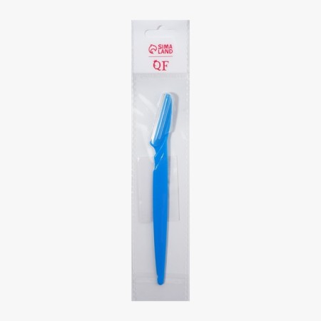 Razor for eyebrow correction, with a protective cover, 15 cm, mix color-4