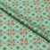 Payer satin fabric stuffed, width 150 cm, menthol color