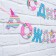 Garland on the tape "Happy Birthday!", Unicorn, length 250 cm