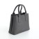 Women's bag with lightning, textura, average size, color gray