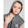 Sports suit for a boy, height 170 cm, light gray color