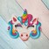 Puppet show. Mask "Unicorn"