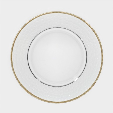 Layer plate "Fisher", d = 35 cm, gold stroke color