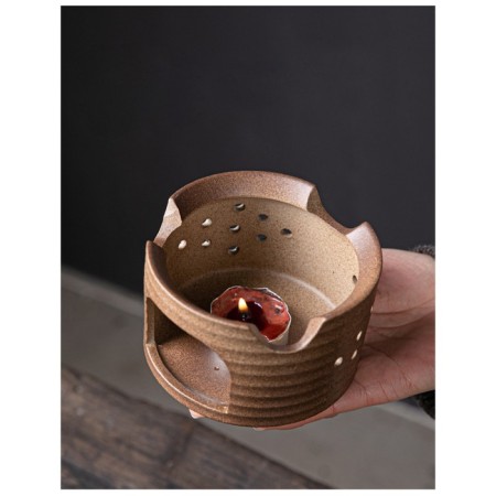Handmade kettle for tea ceremony with a tea stove, 300 ml-5