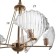 Oysteza chandelier 5he27 40W gold 52x52x42 cm Bayerlux