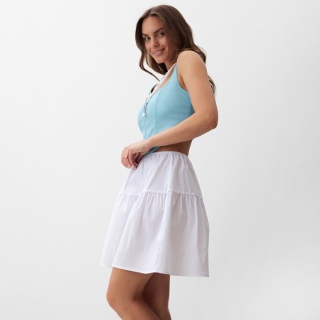 Women's skirt (upsurge) MIST, p.48, white-2