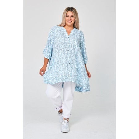 Women's tunic, size 58, white color-1